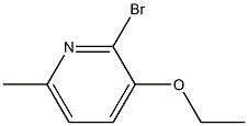 2-BROMO-6-METHYL-3-PYRIDINYL ETHYL ETHER Struktur