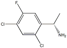 (1S)-1-(2,4-DICHLORO-5-FLUOROPHENYL)ETHYLAMINE Struktur