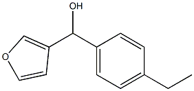 4-ETHYLPHENYL-(3-FURYL)METHANOL Struktur