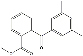 METHYL 2-(3,5-DIMETHYLBENZOYL)BENZOATE Struktur