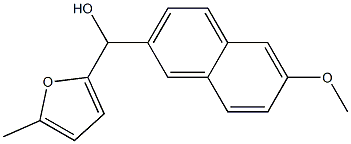 6-METHOXY-2-NAPHTHYL-(5-METHYL-2-FURYL)METHANOL Struktur