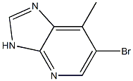 6-BROMO-7-METHYL-3H-IMIDAZO[4,5-B]PYRIDINE Struktur