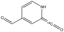 4-PYRIDINECARBOXALDEHYDE, [CARBONYL-14C]- Struktur