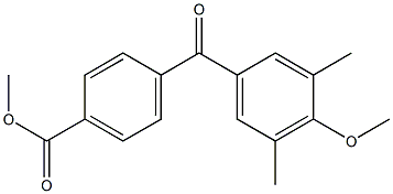 METHYL 4-(3,5-DIMETHYL-4-METHOXYBENZOYL)BENZOATE