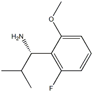 (1S)-1-(6-FLUORO-2-METHOXYPHENYL)-2-METHYLPROPYLAMINE Struktur