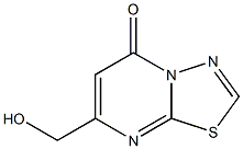 7-(HYDROXYMETHYL)-5H-[1,3,4]THIADIAZOLO[3,2-A]PYRIMIDIN-5-ONE Struktur