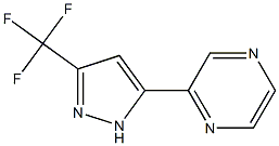 5-(PYRAZINE-2-YL)-3-(TRIFLUOROMETHYL)PYRAZOLE Struktur