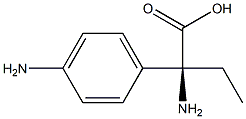 (2S)-2-AMINO-2-(4-AMINOPHENYL)BUTANOIC ACID Struktur