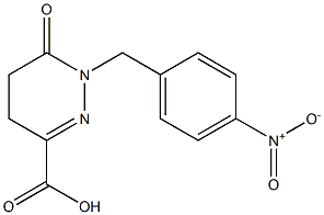 1-(4-NITROBENZYL)-6-OXO-1,4,5,6-TETRAHYDROPYRIDAZINE-3-CARBOXYLIC ACID Struktur