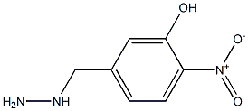 3-HYDROXY-4-NITRO-BENZYL-HYDRAZINE Structure