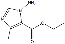 ETHYL 3-AMINO-5-METHYL-3H-IMIDAZOLE-4-CARBOXYLATE Struktur