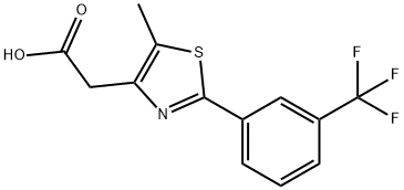 2-{5-メチル-2-[3-(トリフルオロメチル)フェニル]-1,3-チアゾール-4-イル}酢酸 price.