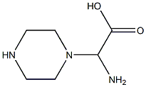 AMINO-PIPERAZIN-1-YL-ACETIC ACID Struktur