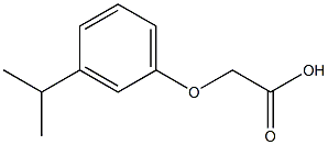 (3-ISOPROPYLPHENOXY)ACETIC ACID Struktur