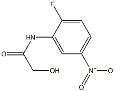 N-(2-FLUORO-5-NITROPHENYL)-2-HYDROXYACETAMIDE Struktur