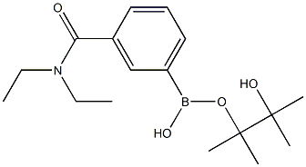 3-(N,N-DIETHYLAMINOCARBONYL)PHENYLBORONIC ACID, PINACOL ESTER Struktur