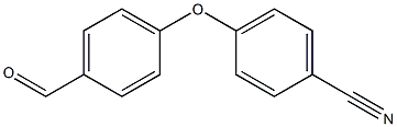 4-(4-FORMYLPHENOXY)BENZONITRILE Struktur