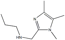 PROPYL-(1,4,5-TRIMETHYL-1H-IMIDAZOL-2-YLMETHYL)-AMINE Struktur