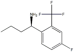 (1R)-1-[4-FLUORO-2-(TRIFLUOROMETHYL)PHENYL]BUTYLAMINE Struktur