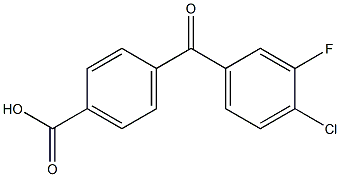 4-(4-CHLORO-3-FLUOROBENZOYL)BENZOIC ACID