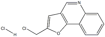 2-(CHLOROMETHYL)FURO[3,2-C]QUINOLINE HYDROCHLORIDE Struktur