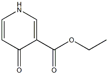 4-OXO-1,4-DIHYDROPYRIDINE-3-CARBOXYLIC ACID ETHYL ESTER Struktur