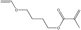 VINYL 4-METHACRYLOXYBUTYL ETHER Struktur