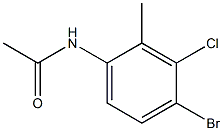 N-(4-BROMO-3-CHLORO-2-METHYL-PHENYL)-ACETAMIDE Struktur