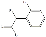 METHYL ALPHA-BROMO-2-CHLOROPHENYLACETATE Struktur