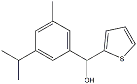 5-METHYL-2-THIENYL-(3-ISOPROPYLPHENYL)METHANOL Struktur