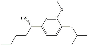 (1S)-1-[3-METHOXY-4-(METHYLETHOXY)PHENYL]PENTYLAMINE Struktur