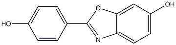 2-(4-HYDROXYPHENYL)BENZO[D]OXAZOL-6-OL Struktur