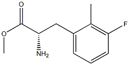 METHYL (2S)-2-AMINO-3-(3-FLUORO-2-METHYLPHENYL)PROPANOATE Struktur