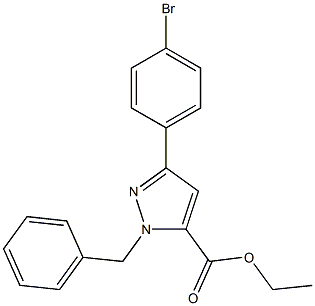 ETHYL 1-BENZYL-3-(4-BROMOPHENYL)-1H-PYRAZOLE-5-CARBOXYLATE price.