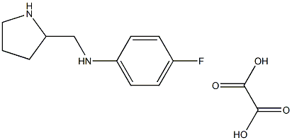 (4-FLUORO-PHENYL)-PYRROLIDIN-2-YLMETHYL-AMINE, OXALIC ACID Struktur