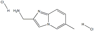 C-(6-METHYL-IMIDAZO[1,2-A]PYRIDIN-2-YL)-METHYLAMINE DIHYDROCHLORIDE Struktur