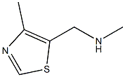 METHYL-(4-METHYL-THIAZOL-5-YLMETHYL)-AMINE Struktur