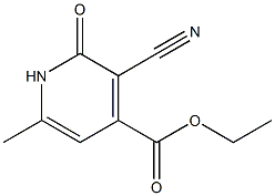 ETHYL 3-CYANO-1,2-DIHYDRO-6-METHYL-2-OXOPYRIDINE-4-CARBOXYLATE Struktur