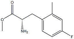 METHYL (2S)-2-AMINO-3-(4-FLUORO-2-METHYLPHENYL)PROPANOATE Struktur