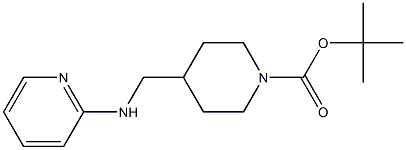 1-BOC-4-(PYRIDIN-2-YLAMINOMETHYL)-PIPERIDINE Struktur