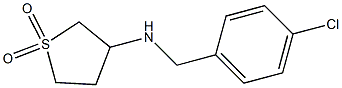 N-(4-CHLOROBENZYL)TETRAHYDROTHIOPHEN-3-AMINE 1,1-DIOXIDE Struktur