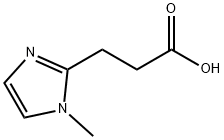 3-(1-METHYL-1H-IMIDAZOL-2-YL)-PROPIONIC ACID Struktur