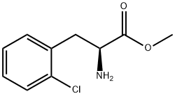 METHYL (2S)-2-AMINO-3-(2-CHLOROPHENYL)PROPANOATE Struktur