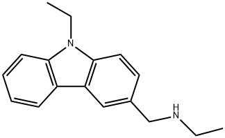 N-((9-ETHYL-9H-CARBAZOL-3-YL)METHYL)ETHANAMINE Struktur