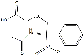 (R)-N-ACETYL-2-NITRO-2-PHENYLGLYCINOL-O-ACETATE Struktur