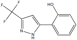 5-(2-HYDROXYPHENYL)-3-(TRIFLUOROMETHYL)PYRAZOLE Struktur