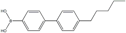 4-(4-PENTYLPHENYL)BENZENEBORONIC ACID Struktur