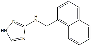 N-(1-NAPHTHYLMETHYL)-1H-1,2,4-TRIAZOL-3-AMINE Struktur