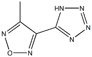 1,2,5-OXADIAZOLE, 3-METHYL-4-(1H-TETRAZOL-5-YL)- Struktur