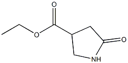 5-OXO-PYRROLIDINE-3-CARBOXYLIC ACID ETHYL ESTER Struktur